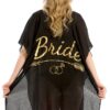 Bride Lettering Wedding Theme Beach Wear Cover Up - Image 2